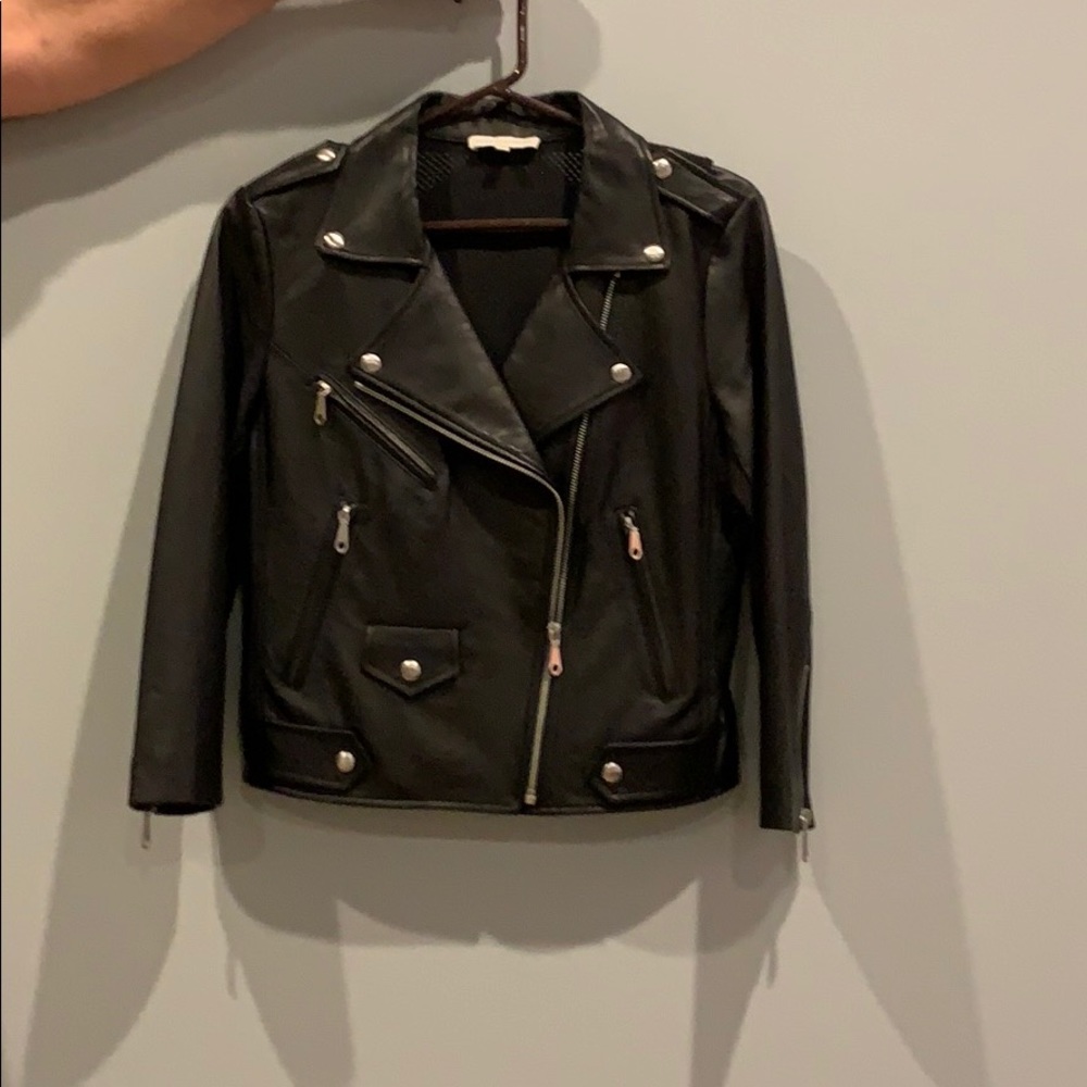 Rebecca Minkoffff Moto Leather Jacket